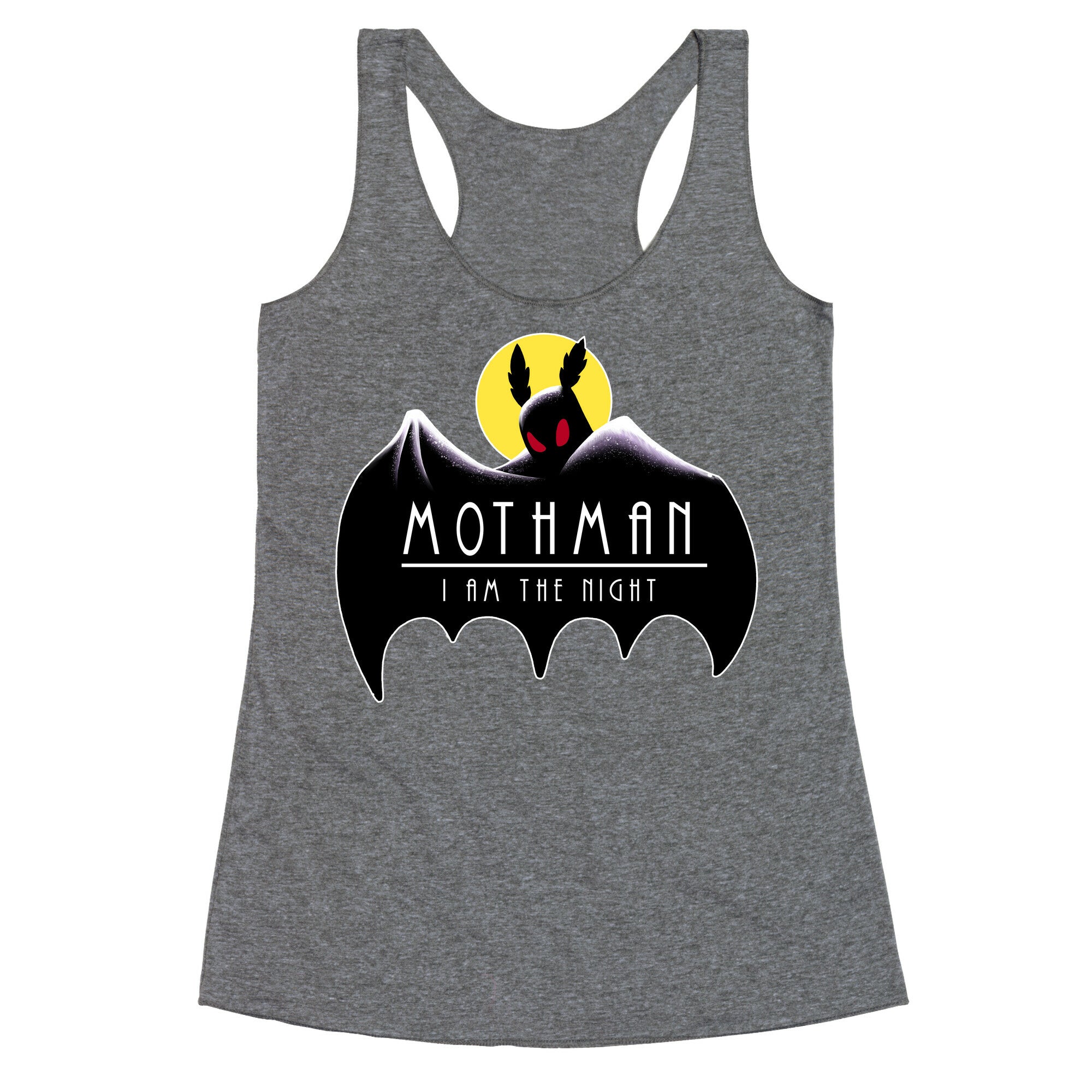 Mothman - I am the Night Racerback Tank